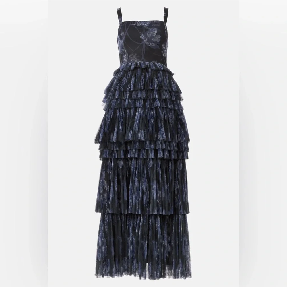 Hutch Laine Tiered Tulle Maxi Dress - Picture 5 of 5